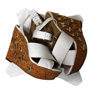 Michael Kors Lacey Wedge Butterfly Sandals